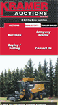 Mobile Screenshot of kramerauction.com